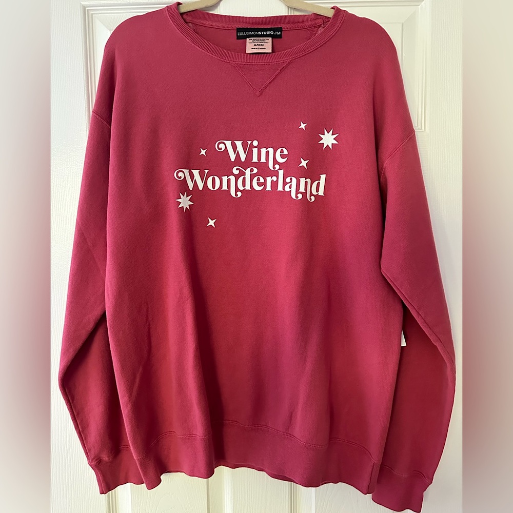 LULUSIMONSTUDIO X VICI Wine Wonderland Crewneck Sweatshirt